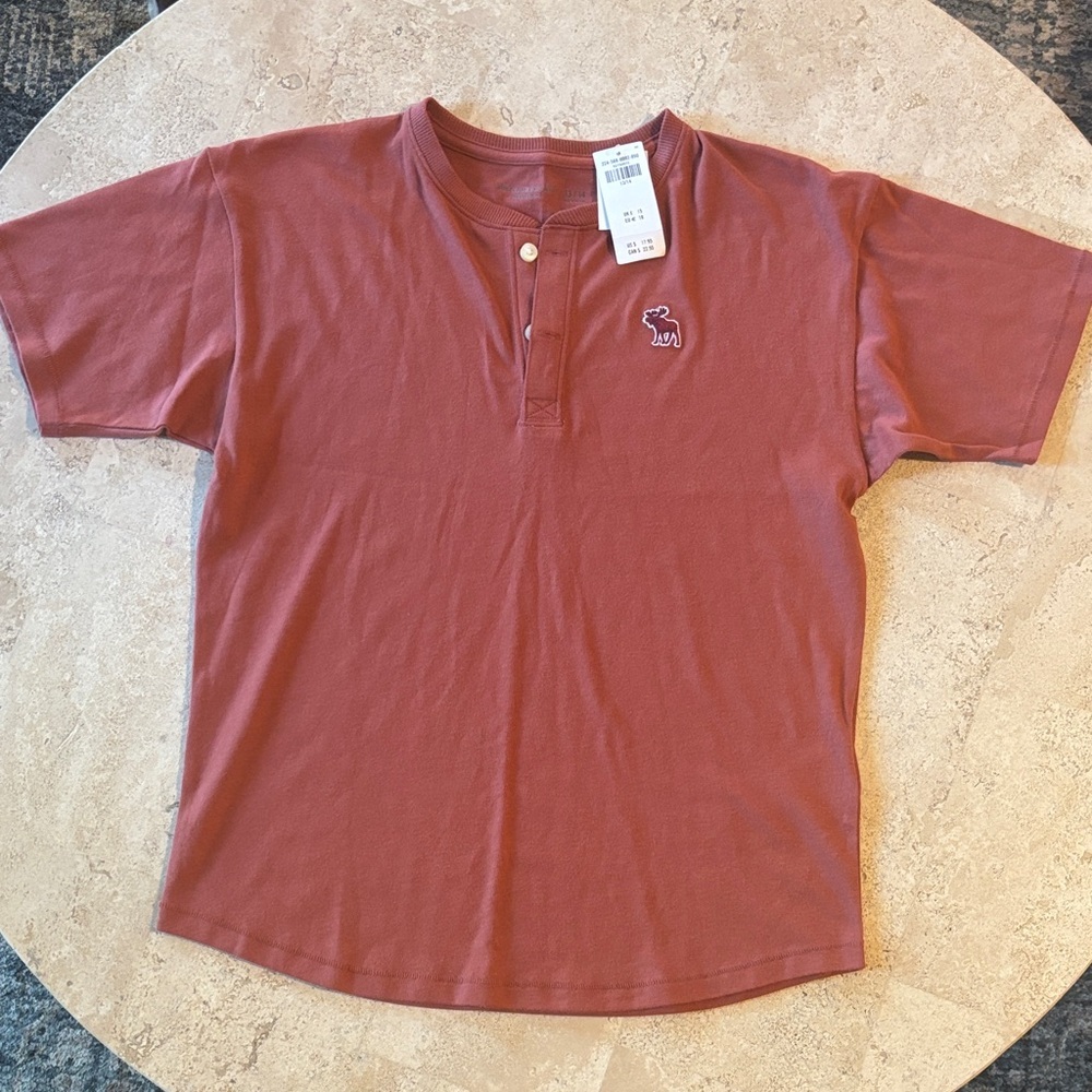 Abercrombie kids size 13/14 soft short sleeve Henley